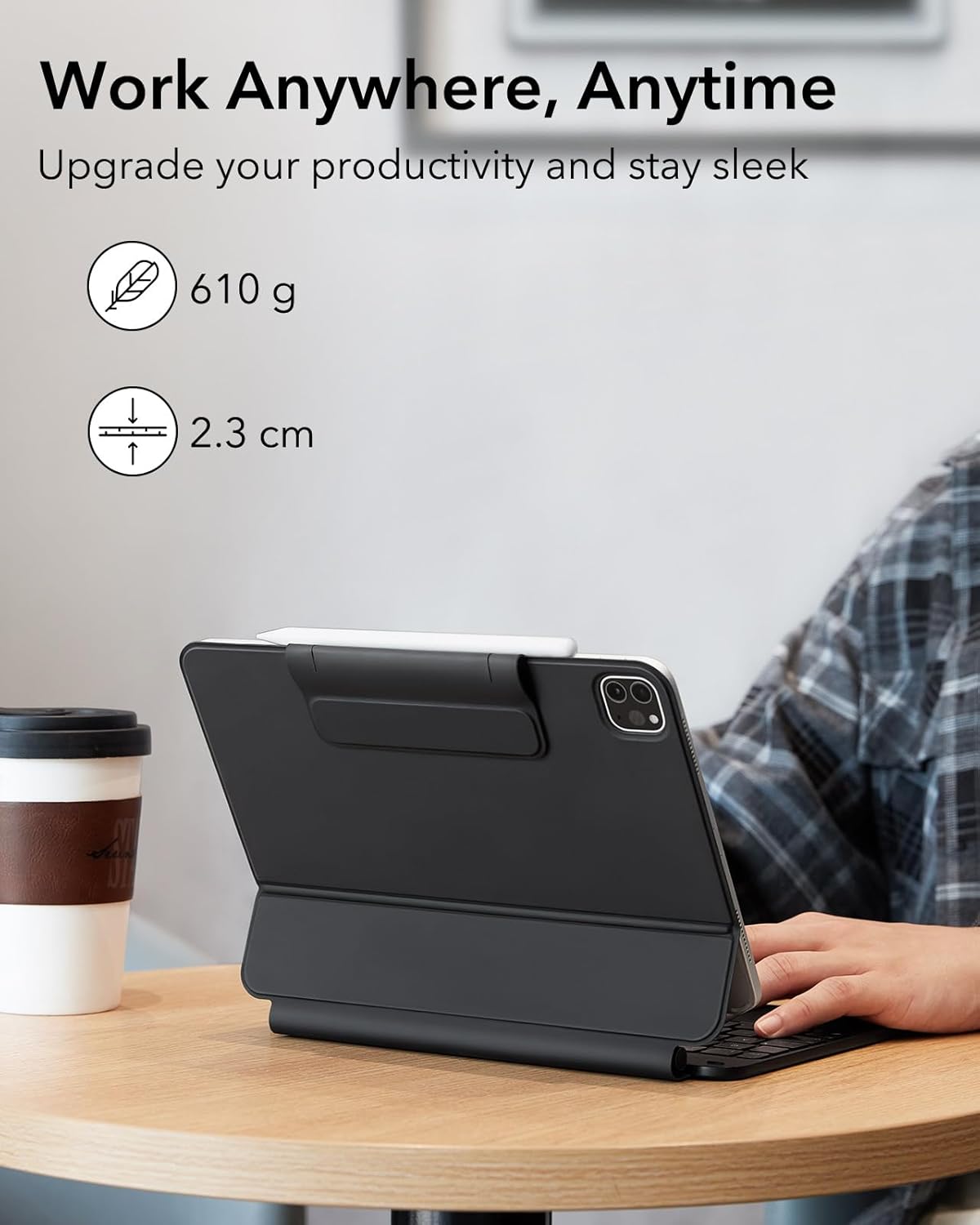 Thumbnail 6 de ESR for iPad Air 11 inch Case with Keyboard M4/M3/M2 (2026/2025/2024) — a versatile companion for iPad Pro 11 and Air 5/4th Gen
