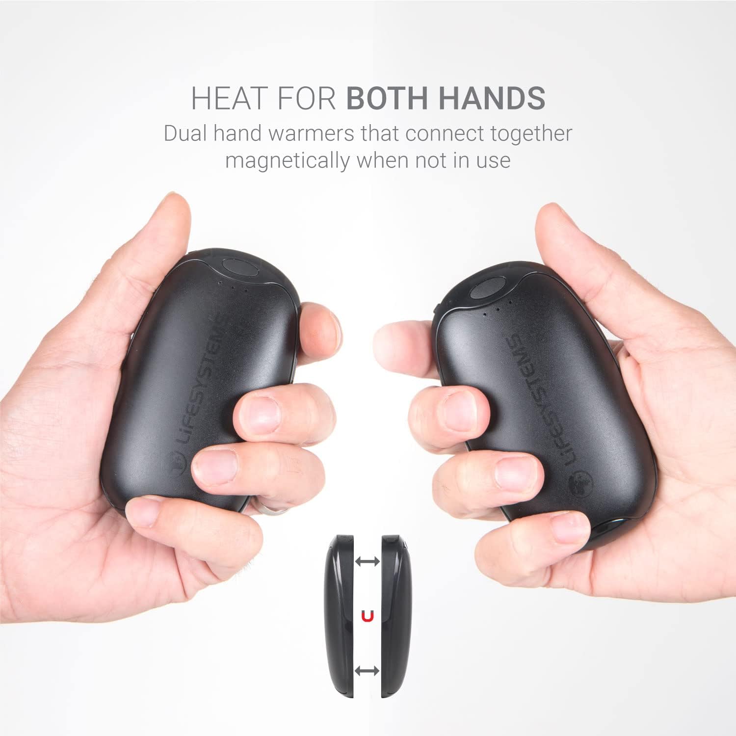 Detalle de Lifesystems Rechargeable Twin-Pack Hand Warmers 5000mAh