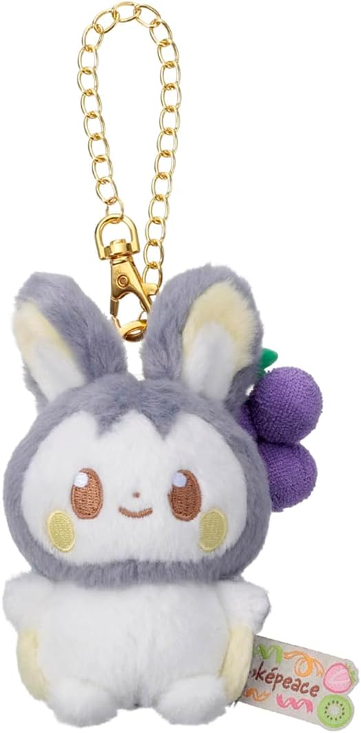 Detalle de タカラトミーアーツ ポケピース エモンガ ぬいぐるみチェーン付きマスコット カラフルVer. 高さ約13cm
