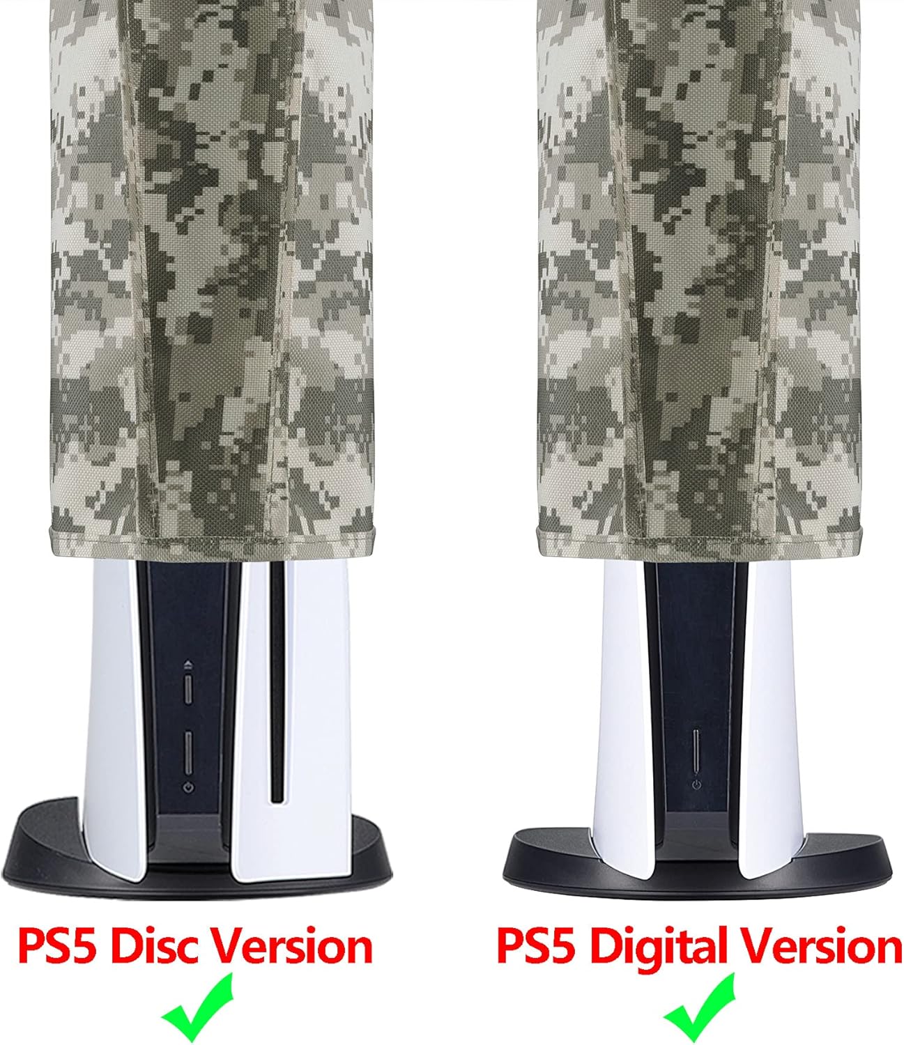Thumbnail 1 de playvital Dust Cover for PS5 in vertical standing position (Digital & Disc Edition)