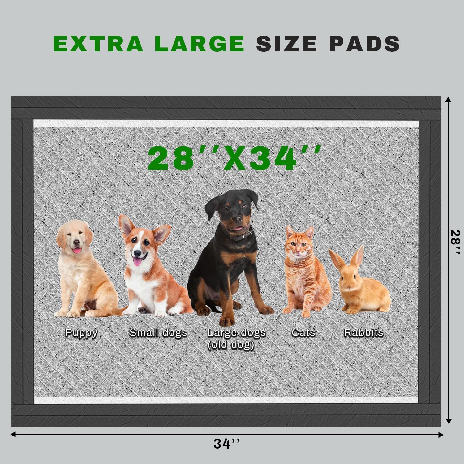 Detalle 2 de Gardner Pet Extra Large Carbon Puppy Pads 70x85cm