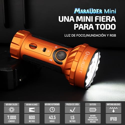 Thumbnail 1 de OLIGHT Marauder mini Linterna 7.000 lúmenes
