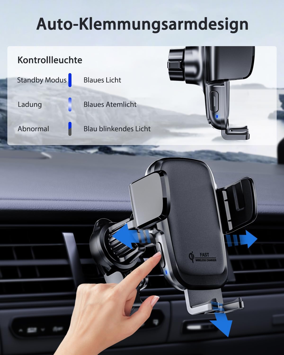 Thumbnail 2 de KPON 15W Handyhalterung Auto