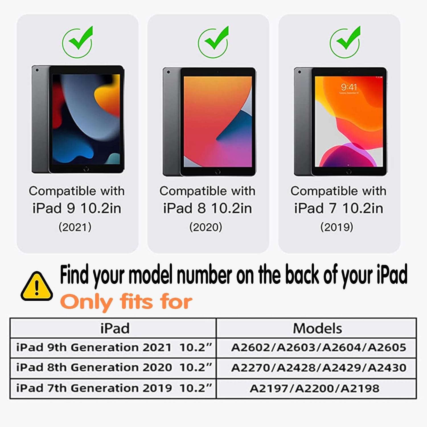 Detalle 2 de Stweap Case for iPad 9th/8th/7th Gen 10.2" with Built-in Screen Protector, Pencil Holder, 360° Rotating Hand Strap