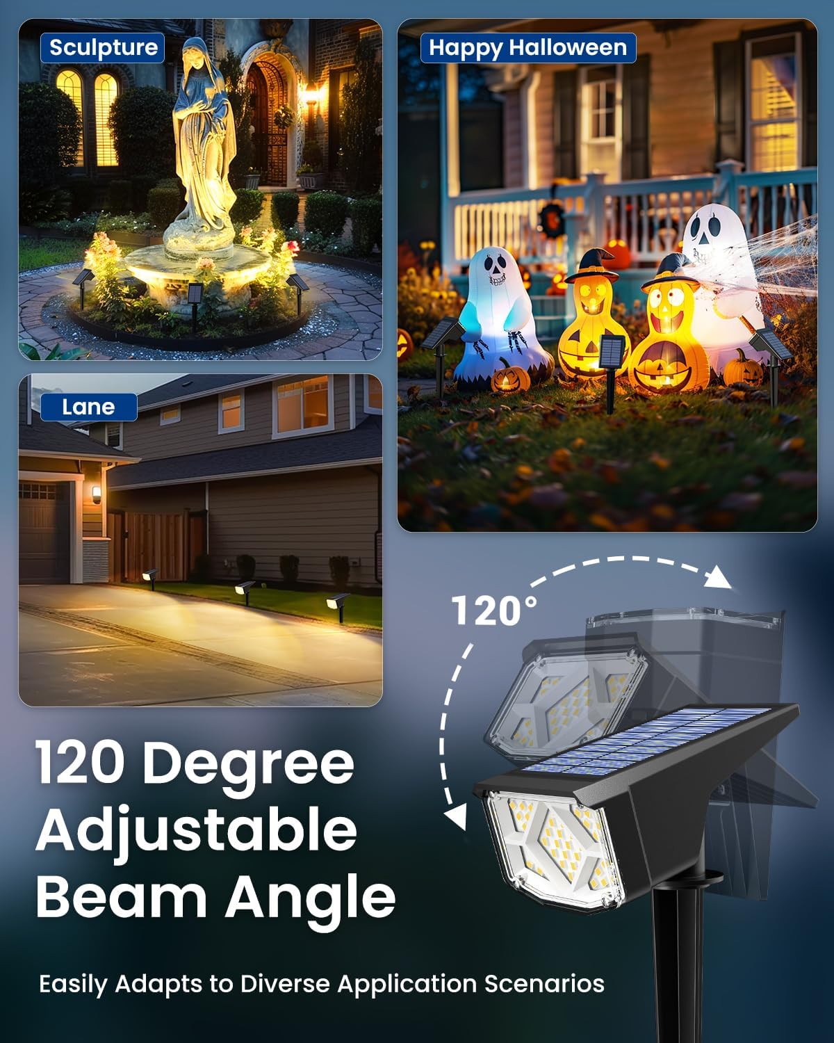 Detalle 1 de SOLPEX Solar Spot Lights, 10-Pack