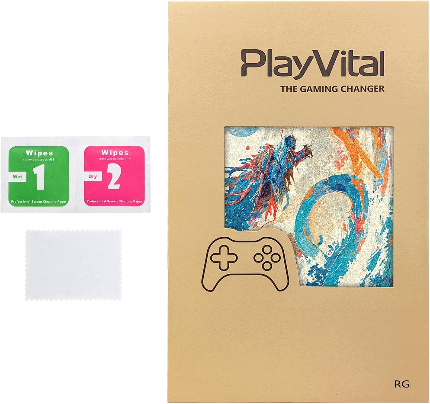 Thumbnail 6 de PlayVital Dragon's Elysium 2 Sets Skin Stickers for ROG Ally – Custom Vinyl Decals for Handheld