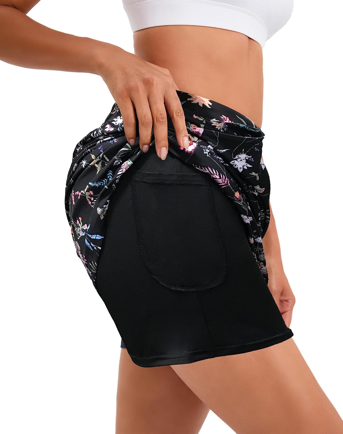 Detalle de Oyamiki Women’s Active Athletic Skort Lightweight Tennis Skirt for Running, Training, Golf
