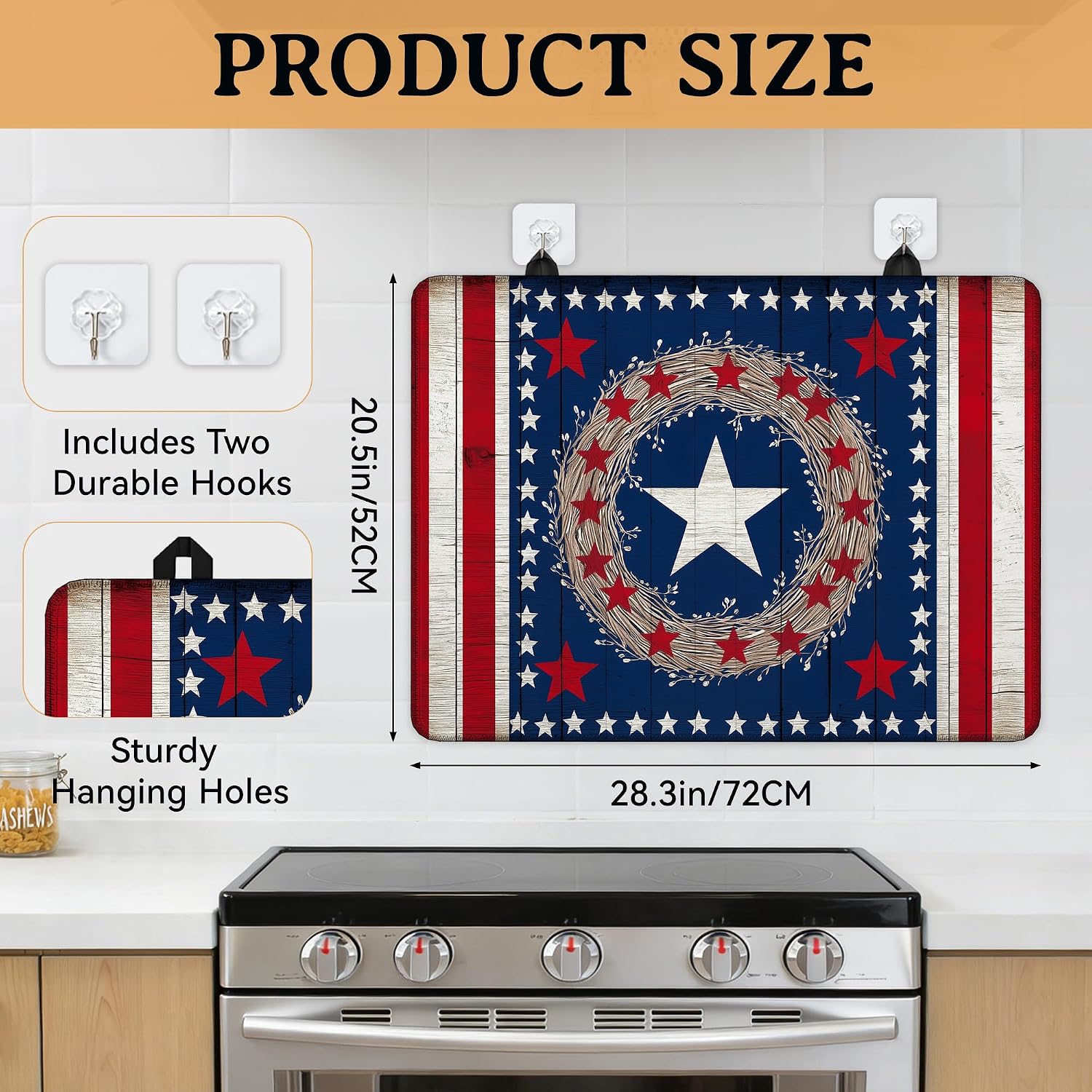 Detalle de Electric Stove Top Cover, 28 x 20 in