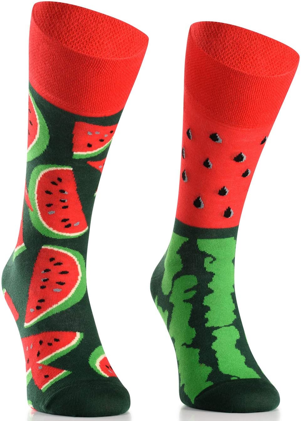 Detalle de TODO Colours Lustige Socken mit Motiv – Sandia-Design im Mix & Match