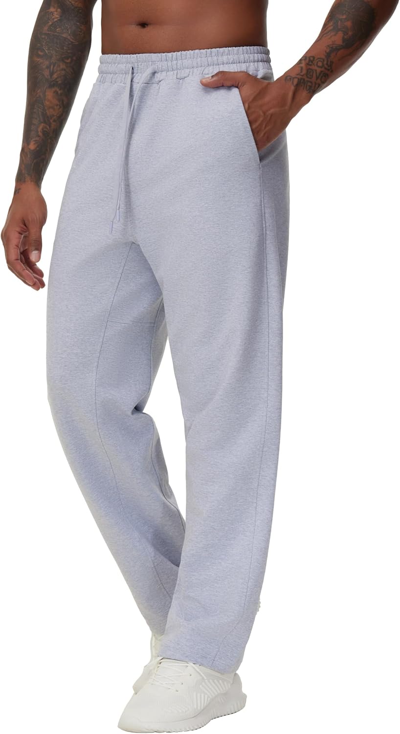 Thumbnail 1 de THE GYM PEOPLE Men's Baggy Joggers, Lightweight Straight-Leg Sweatpants