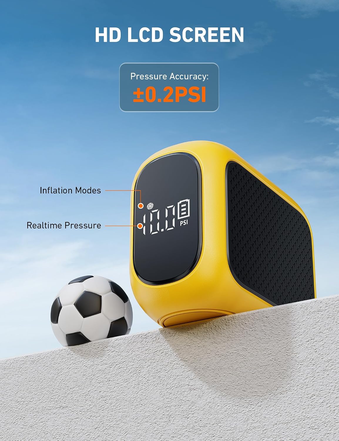 Detalle 2 de AstroAI portable ball pump L6S