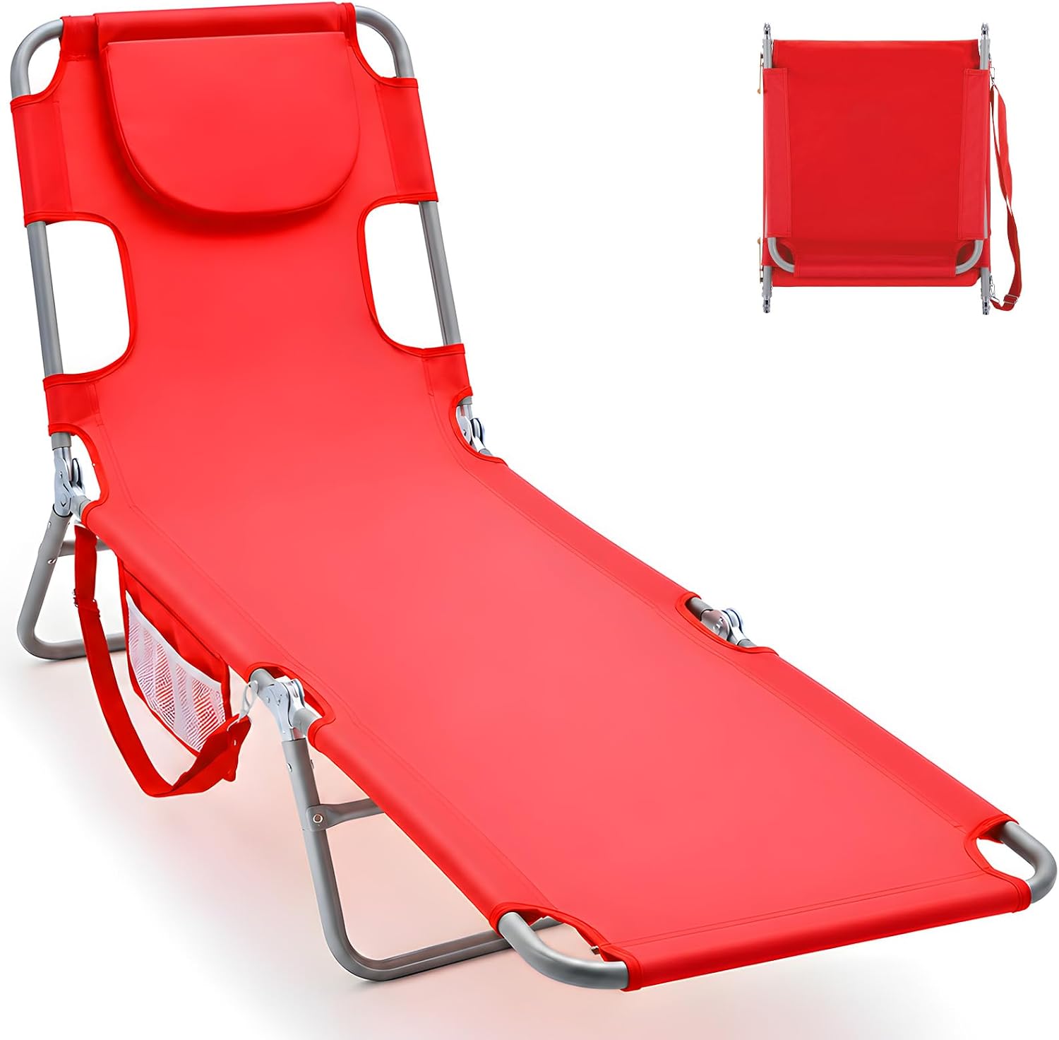 Detalle de NEWBULIG Beach Lounge Chair, 5-Position