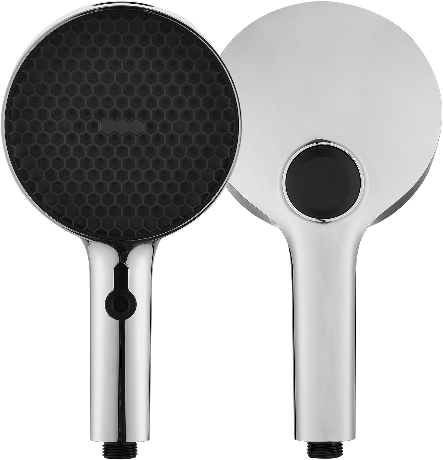 Detalle de Grande Soffione Doccia XXL ad Alta Pressione 130 mm + 3+1 Tipi di getto, Pannelli Rimovibili