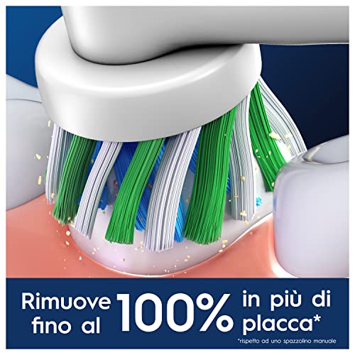 Detalle de Oral-B Testina di Ricambio PRO Cross Action Bianca – Confezione da 12 Testine
