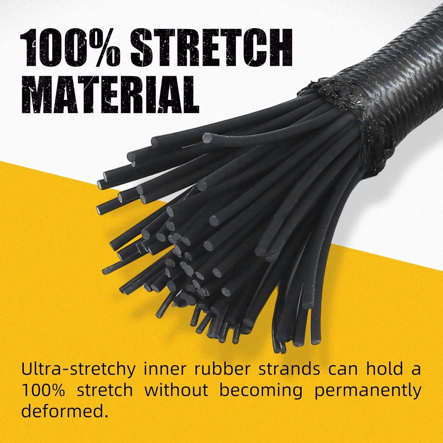 Thumbnail 1 de Radix Rope Marine Grade Bungee Cords (Heavy Duty Outdoor) Shock Cord Roll, 1/4" x 100ft