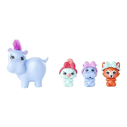 Detalle 2 de Mattel HNW97 Enchantimals Hedda Hippo y su hipopótamo 🦛