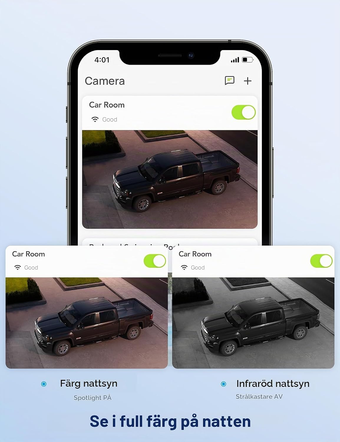 Detalle de GNCC GK2 utomhuskamera med 1080p, panoreringsfunktion och färgnattseende