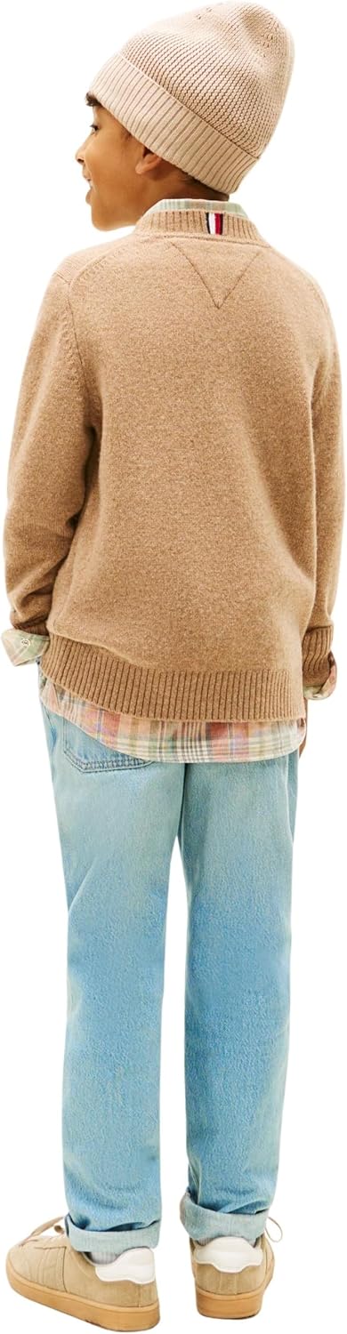 Thumbnail 1 de Tommy Hilfiger Lambswool CN Sweater Kb0kb10348 per Bambini e Ragazzi