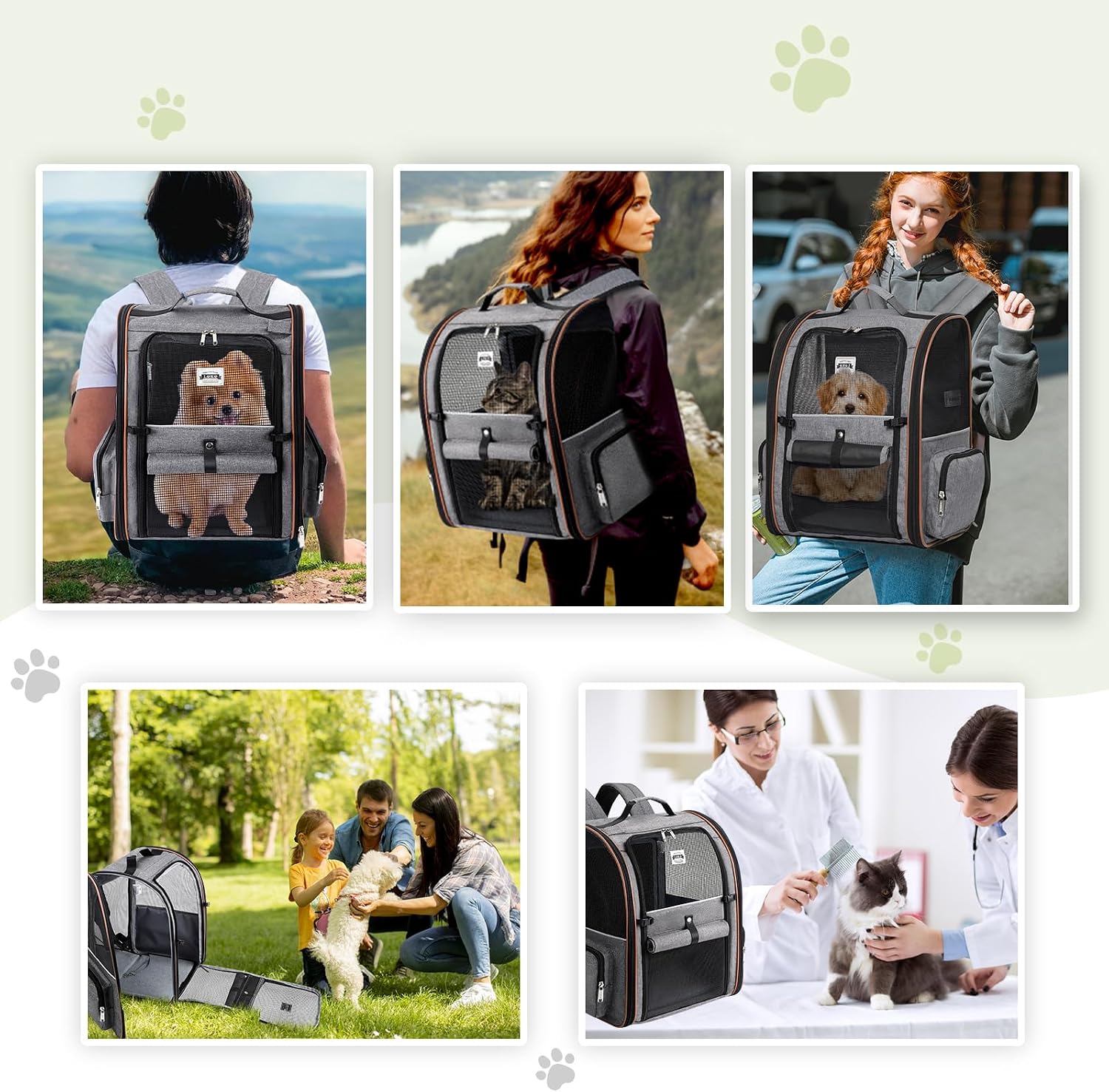 Thumbnail 6 de Lekesky Cat Carrier Backpack, 25 Lbs