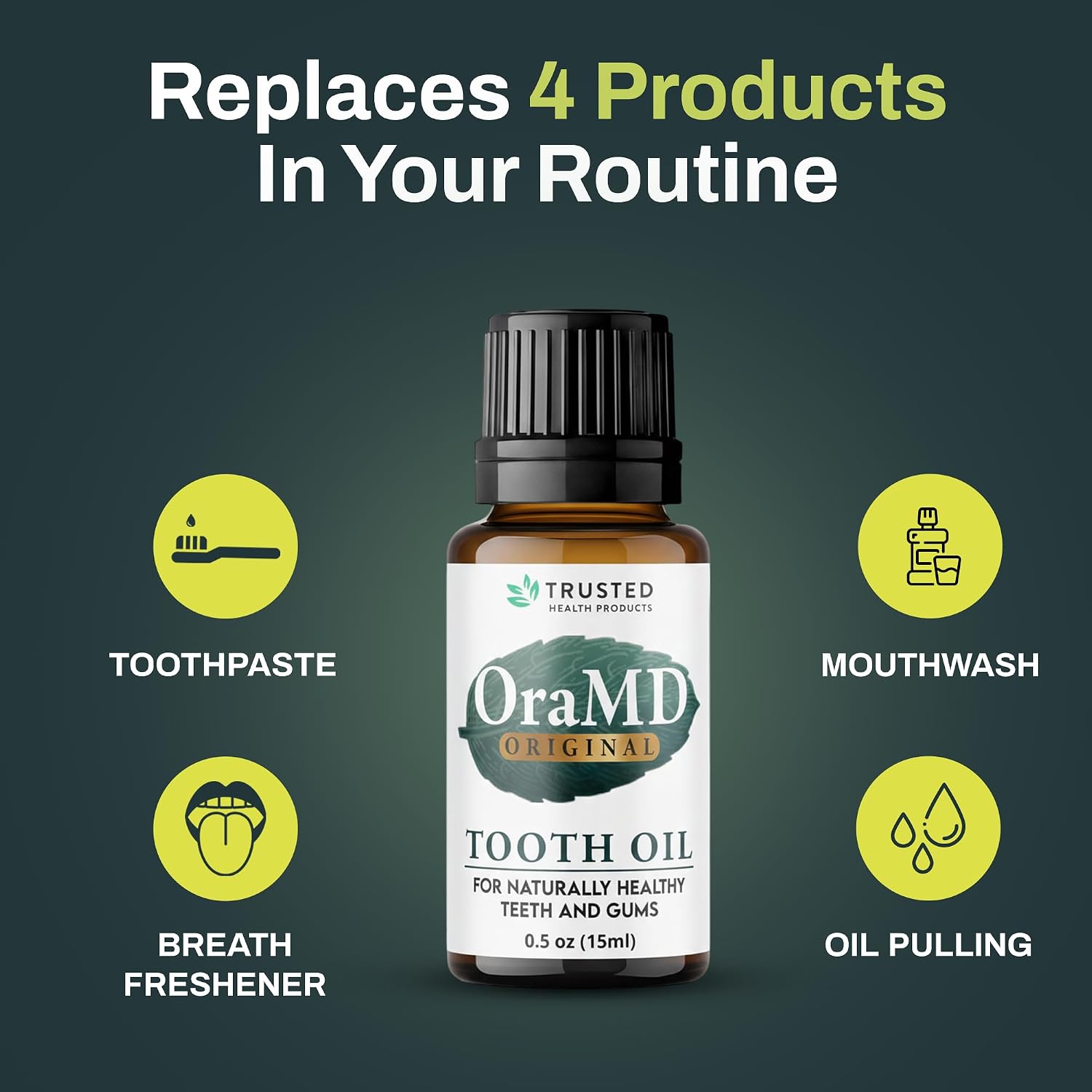 Thumbnail 4 de OraMD 4-in-1 Original Strength Tooth Oil