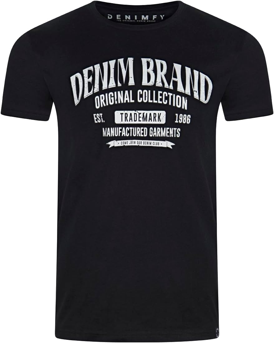 Detalle 2 de DENIMFY 4er-Pack Herren-T-Shirts Regular Fit aus Baumwolle (Rundhals, Kurzarm) – DFNuri