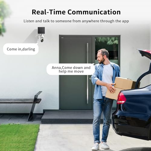 Thumbnail 6 de SEHMUA 2K Solar Wireless Security Cameras (2-Pack) with Pan/Tilt, Color Night Vision