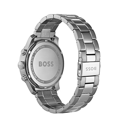 Thumbnail 2 de BOSS Chronograph Quartz Watch Men with Blue Dial and Silver Stainless Steel Bracelet (1513527)