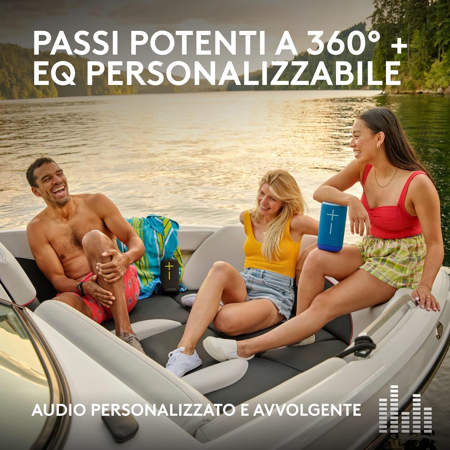 Thumbnail 1 de Ultimate Ears EVERBOOM altoparlante Bluetooth portatile impermeabile IP67 con bassi 360° e modalità Outdoor (Nero)