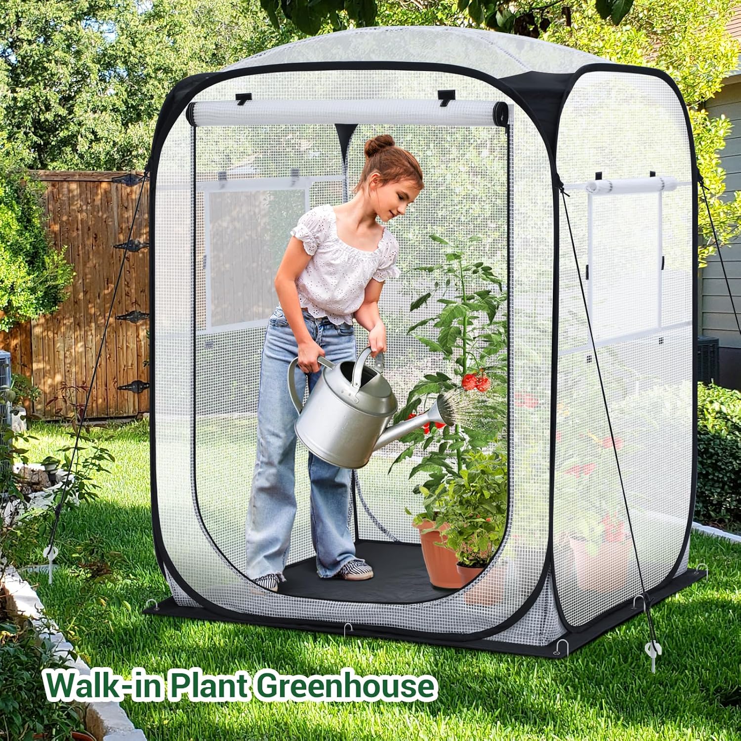 Thumbnail 6 de Ohuhu Serra Pop-up per Pomodori – Serra resistente e pratica, 122 x 122 x 162 cm