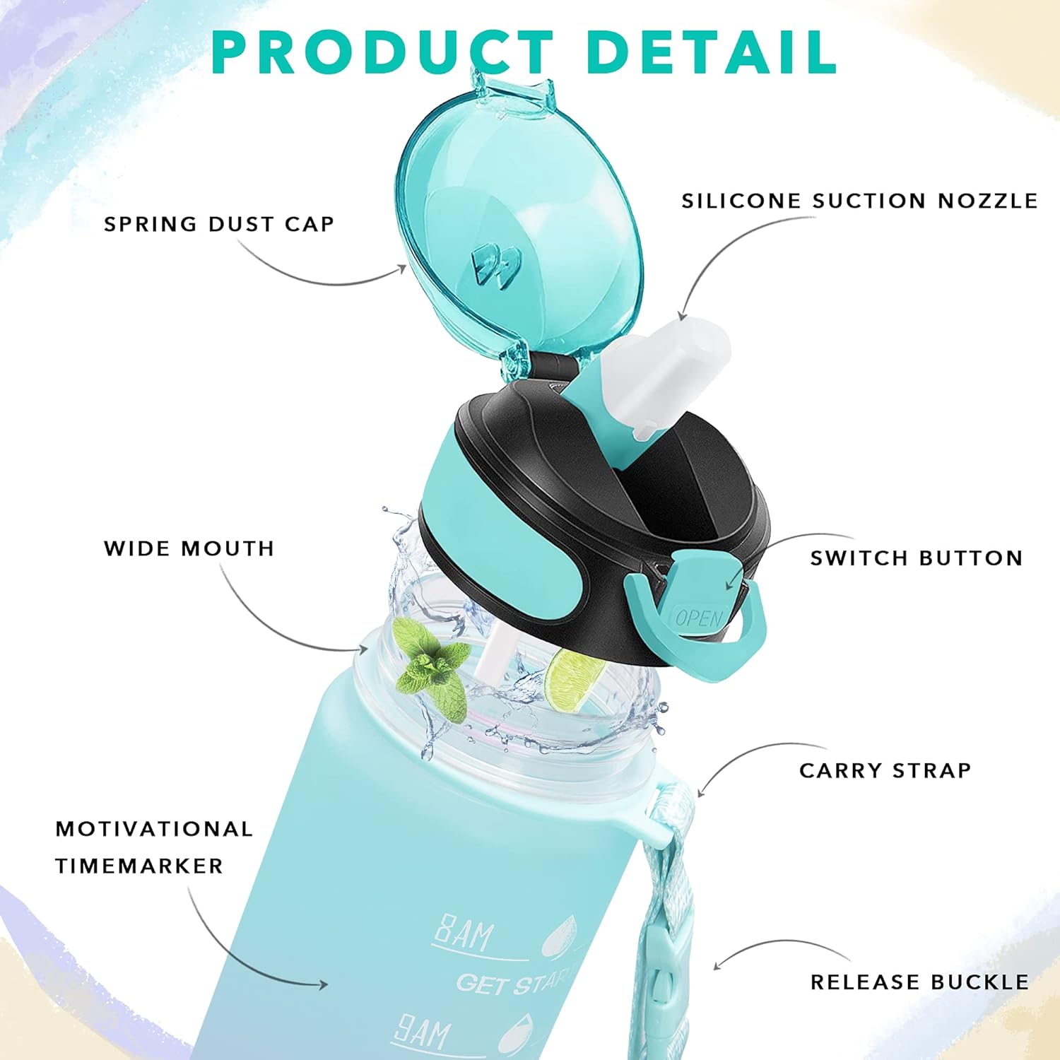 Thumbnail 2 de Enerbone 32 oz water bottle 🥤