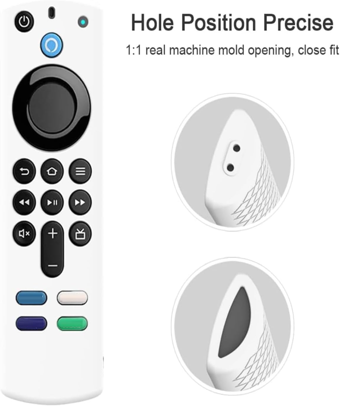 Thumbnail 2 de Silicone Remote Cover Replacement for Smart HD Streaming / 4K Remote (3rd & 4K models) with Lanyard