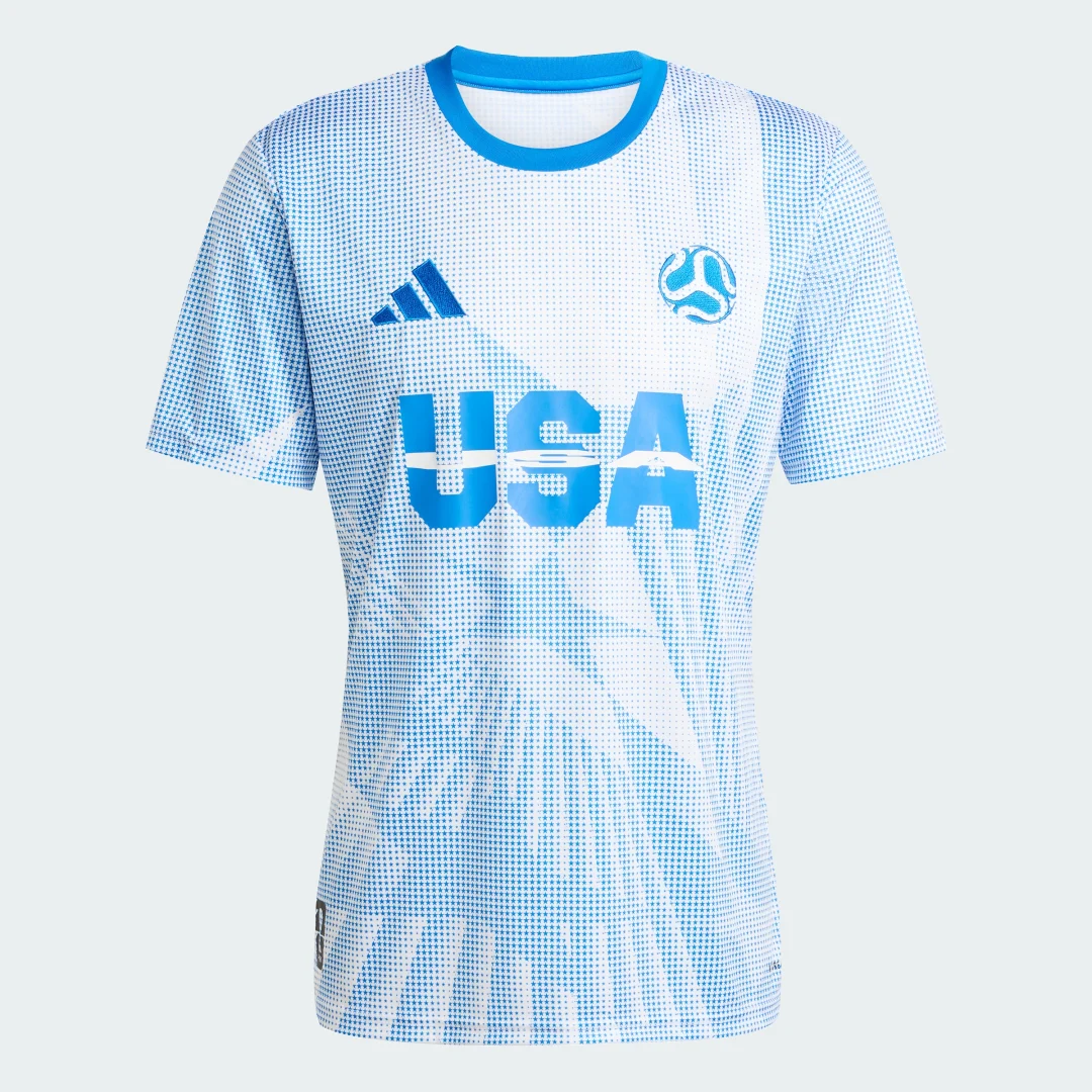 Thumbnail 3 de Camiseta Estados Unidos de Adidas – Blanca