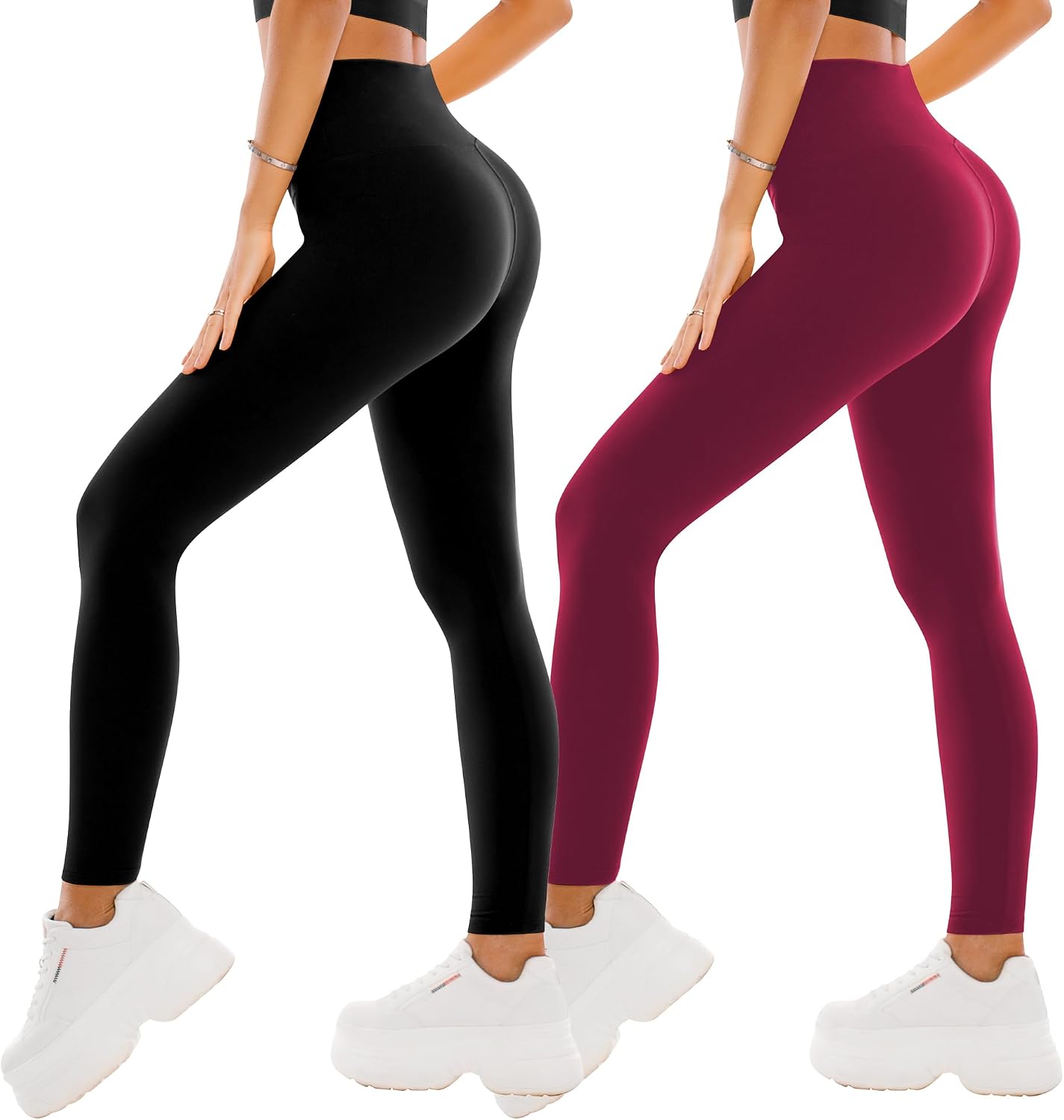 Thumbnail 6 de SINOPHANT 2er Pack Leggings Damen High Waist – blickdichte Sportleggins, elastisch & vielseitig
