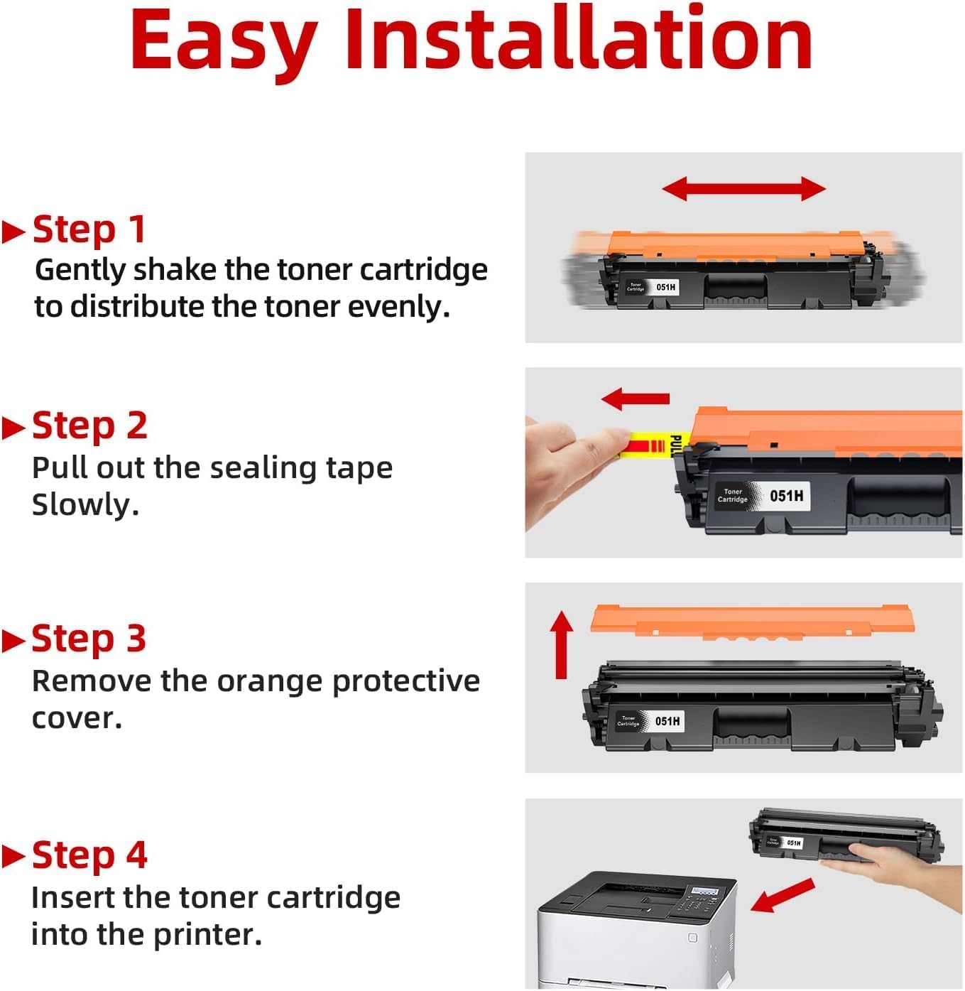 Detalle 2 de Skydo 051H Toner Cartridge 2-Pack with Chip, Black, up to 4,000 Pages Each