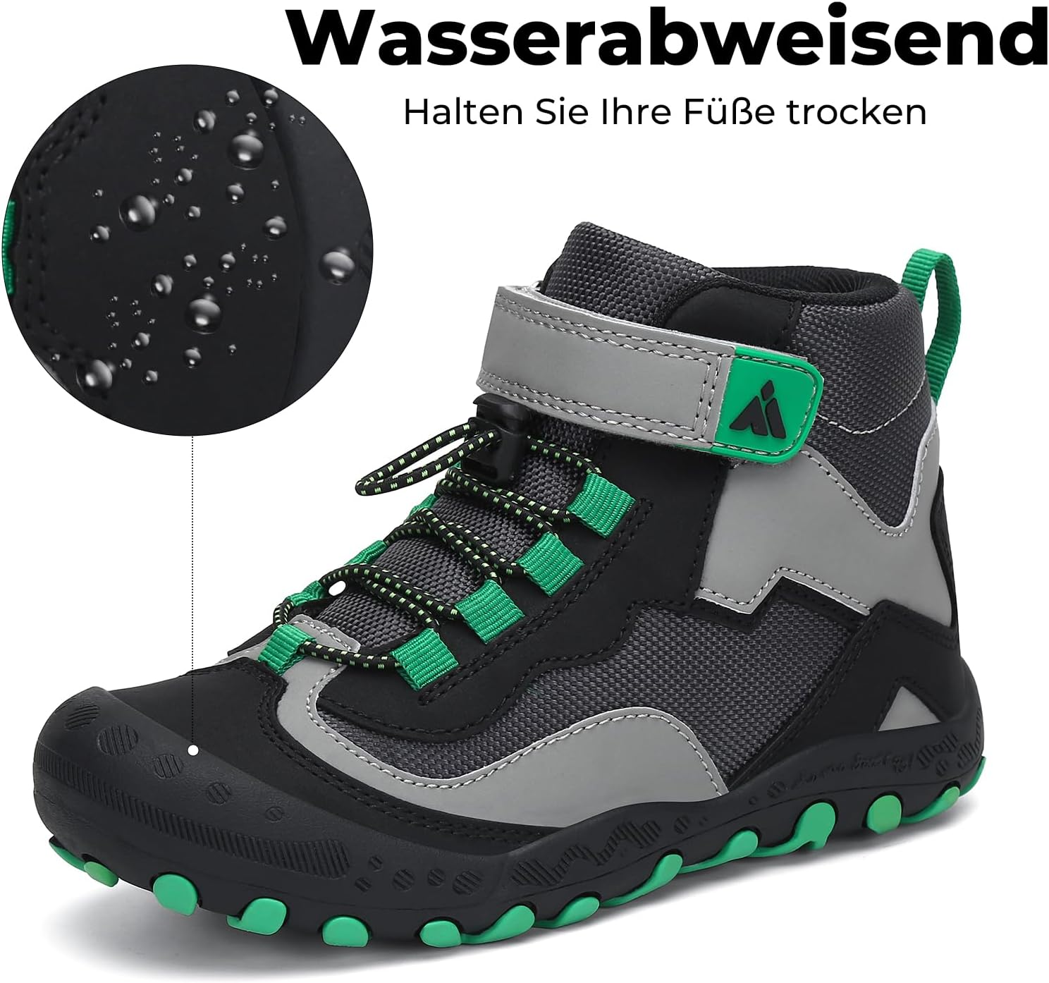 Thumbnail 1 de Mishansha Kinder Wanderschuhe & Trekkingstiefel – leicht, rutschfest und mit Schnellverschluss