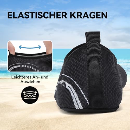 Detalle de BARFULKER Badeschuhe Damen – Wasserschuhe 996BK37EU