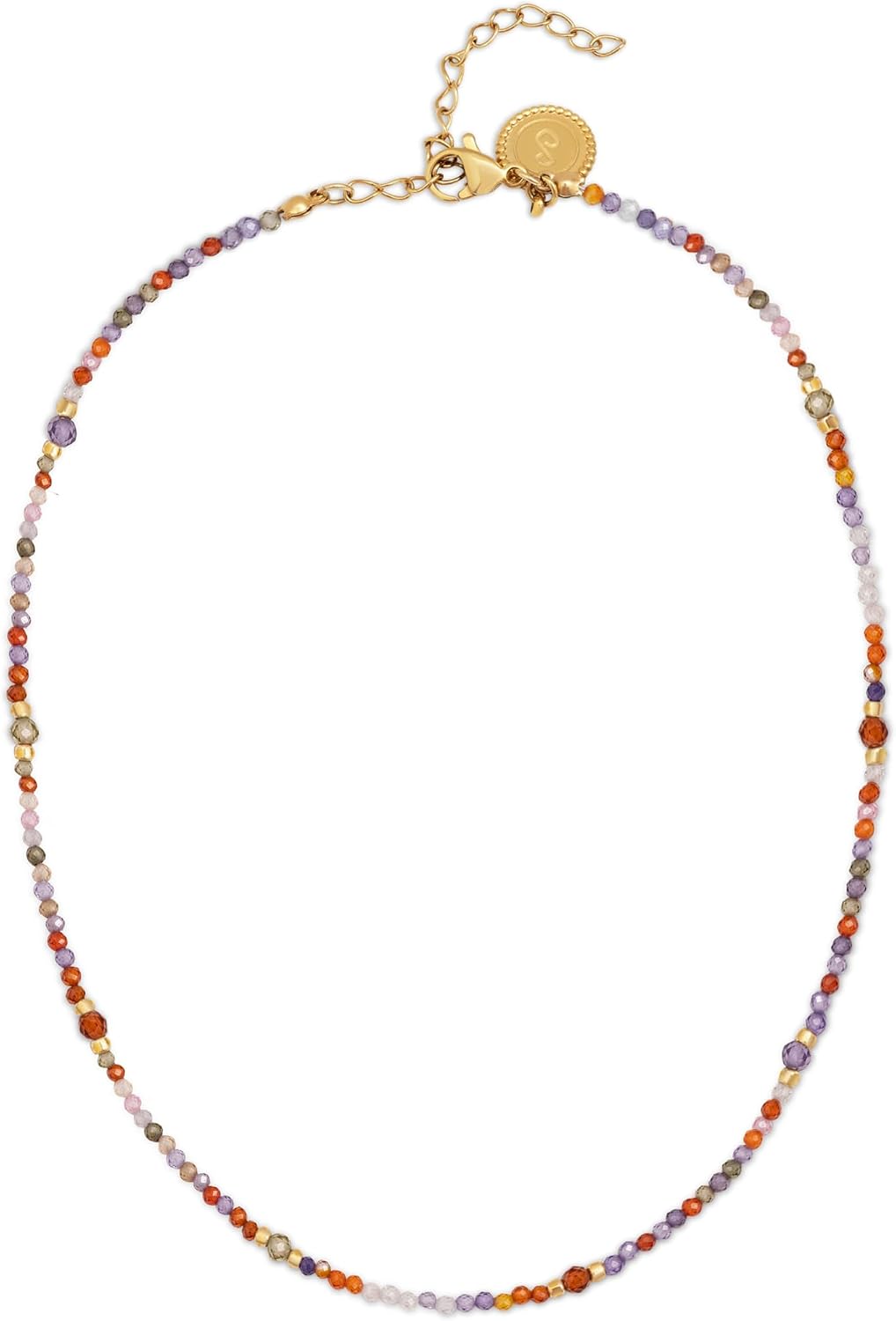 Detalle de SINGULARU Collar Crystal Summer 35+5 cm