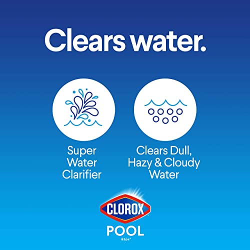 Detalle de Clorox Pool&Spa Swimming Pool Super Water Clarifier, 1 Quart
