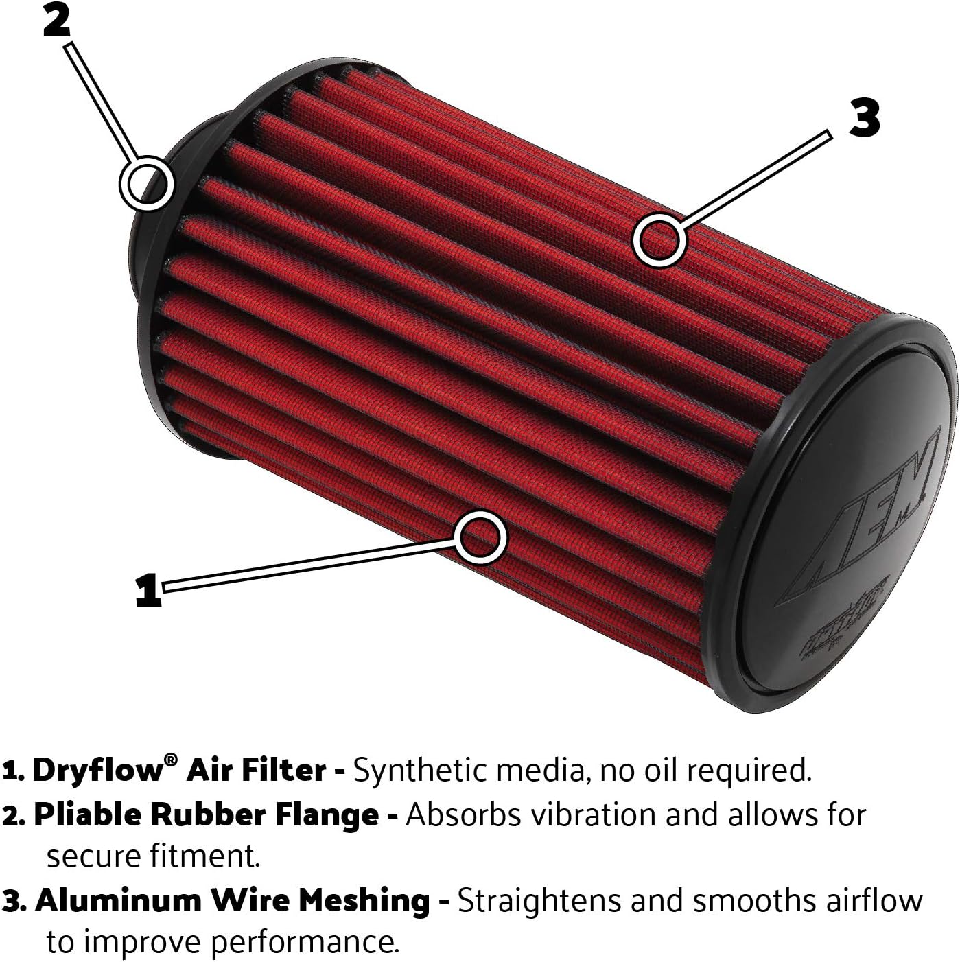 Thumbnail 1 de AEM Air Filter 21-202DK