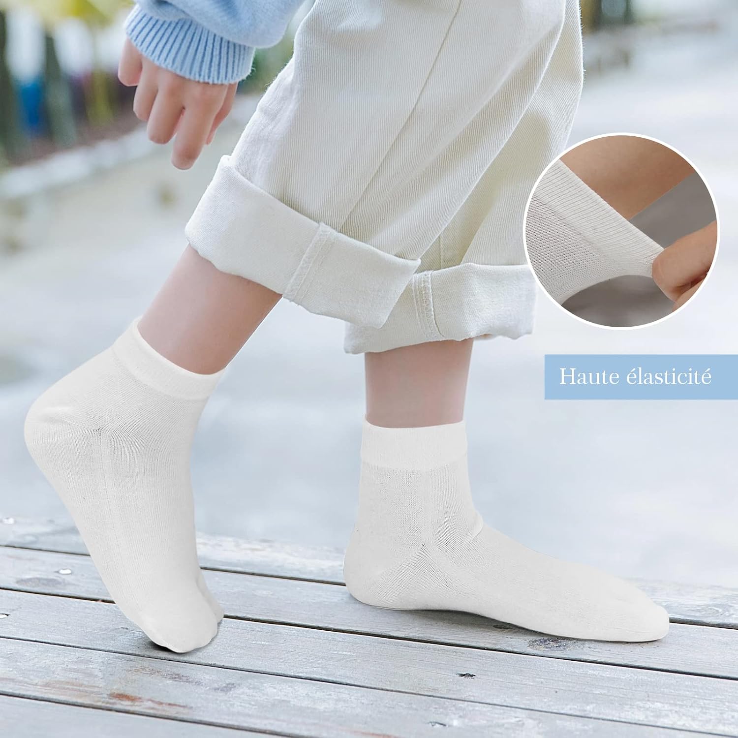 Thumbnail 5 de PUTUO Chaussettes Tabi Femme Japonaise 4 Paires