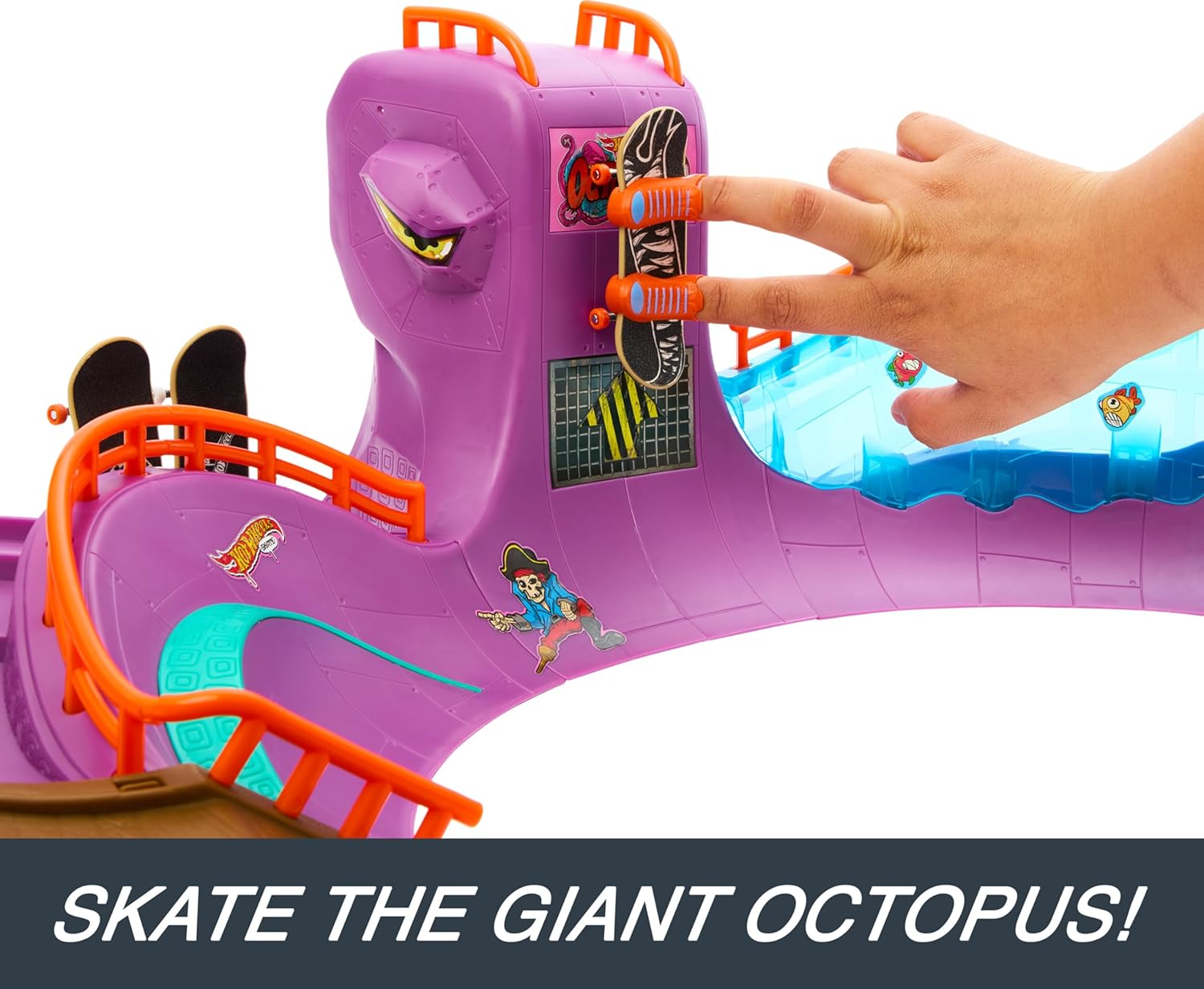 Thumbnail 2 de Hot Wheels Skate Octopark Skate-Set HMK01 5+