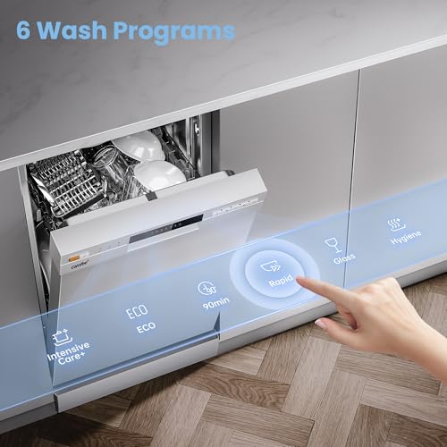 Thumbnail 3 de COMFEE' Slimline Dishwasher, 45cm, 10 Place Settings in White