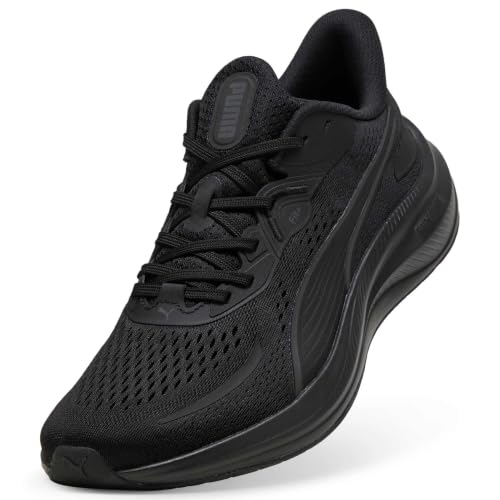 Detalle de PUMA Skyrocket Lite: tenis unisex para adultos en negro plata mate (45 EU)