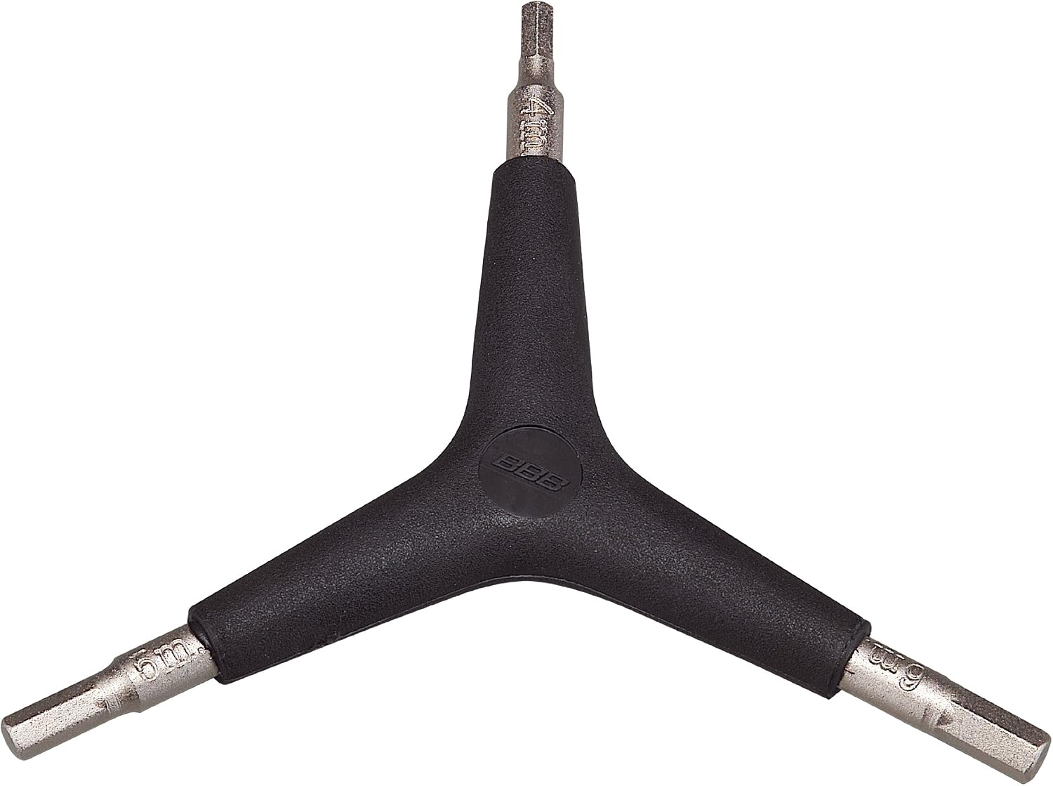 Detalle de BBB 2.977.452.801 ThreeStar Y-inbussleutel, 4, 5 en 6 mm, zwart/zilver