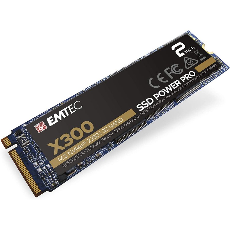Detalle 2 de Emtec Power Pro X300 SSD 2TB M.2 2280 NVMe 💾