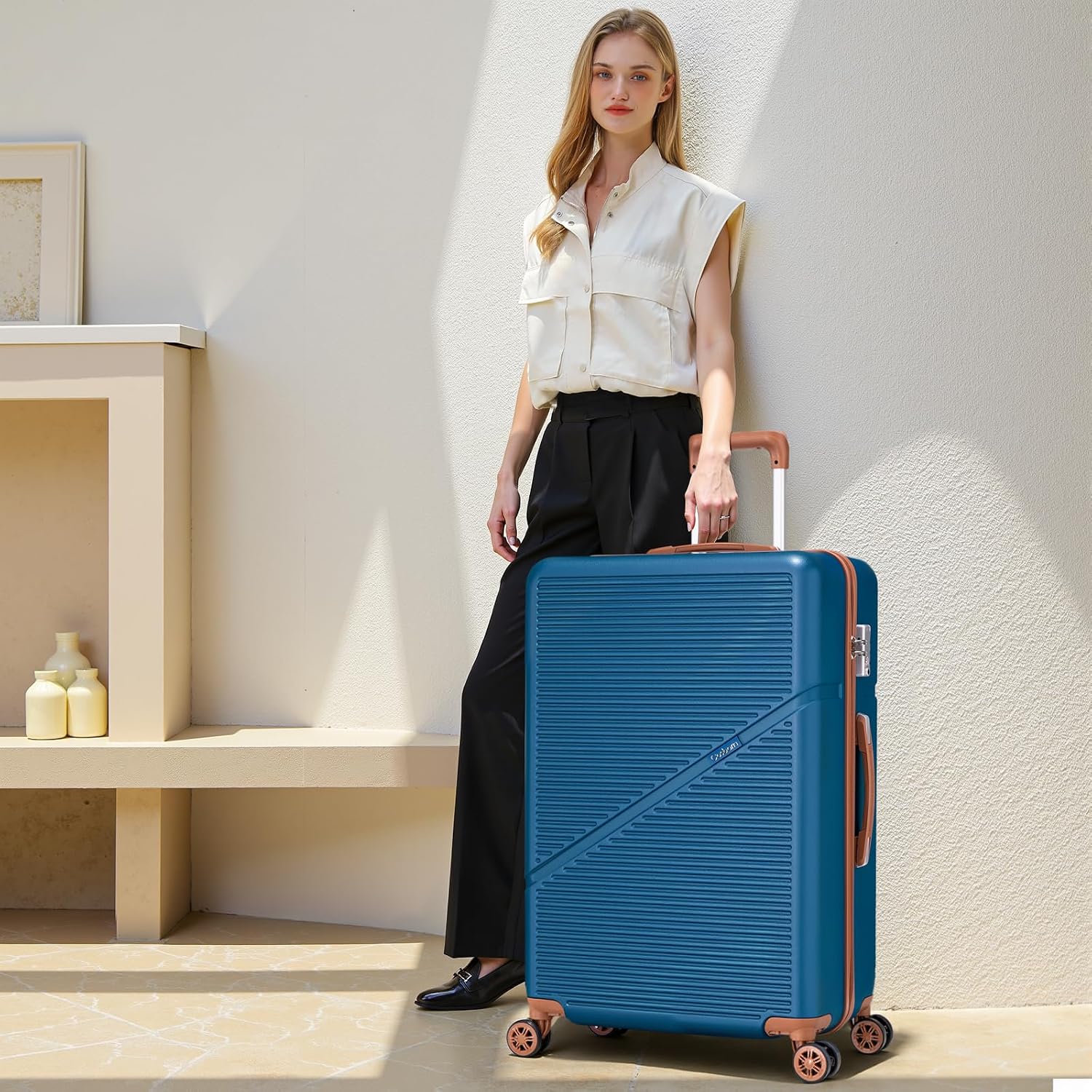 Thumbnail 1 de Cosbarn 5-Piece Luggage Set 20/24/28"