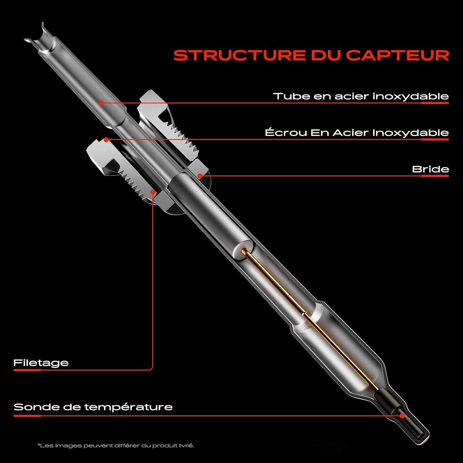 Thumbnail 4 de Capteur température 1,5 L 2 pôles pour véhicules