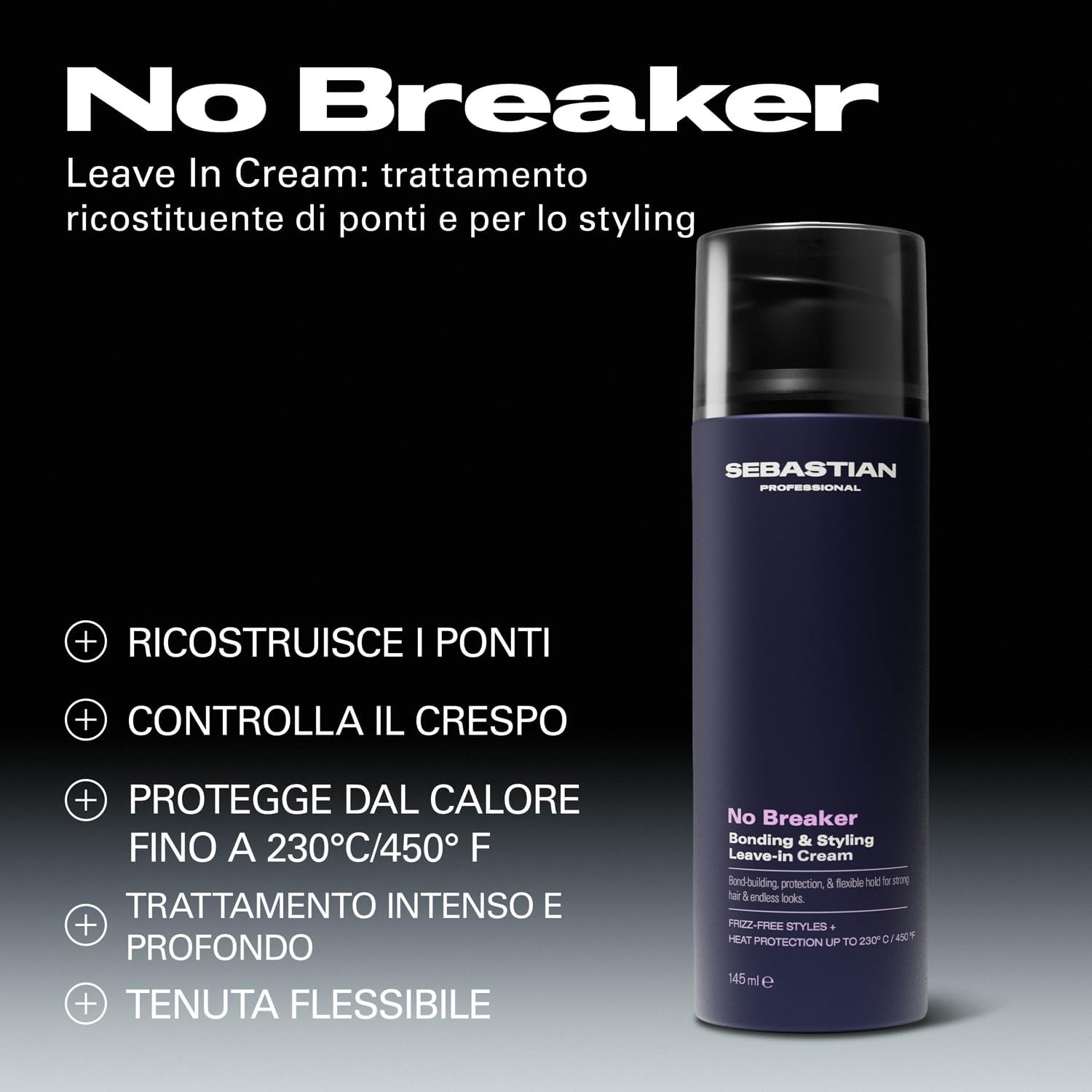 Thumbnail 2 de Sebastian Professional No Breaker Bonding & Styling Leave-In Cream da 150 ml: controllo crespo e riparazione leave-in