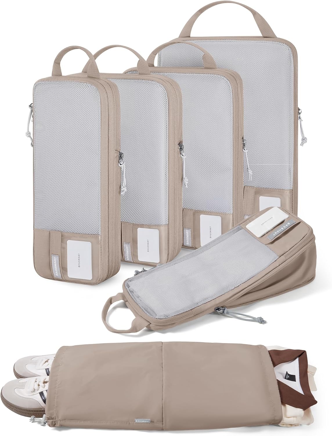 Thumbnail 6 de BAGSMART Compression Packing Cubes 6-Set
