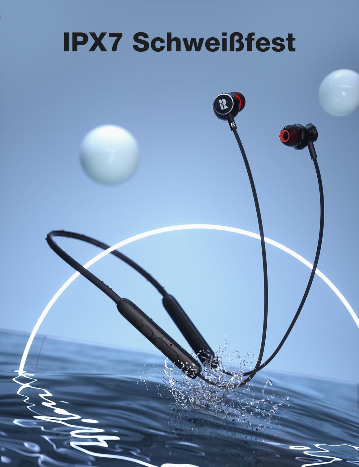Detalle de Rythflo Bluetooth In-Ear Kopfhörer 30 Std. Laufzeit